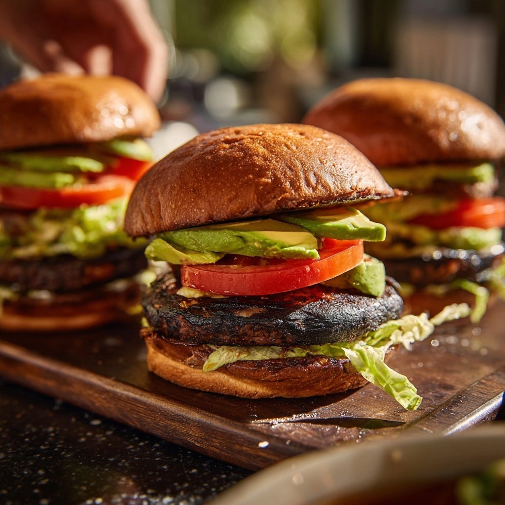 Grilled Portobello Burgers