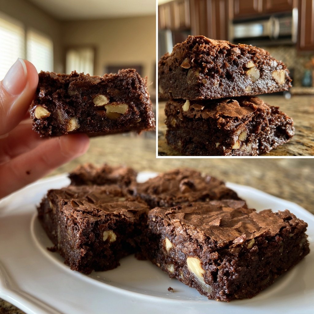 Chocolate Hazelnut Brownies