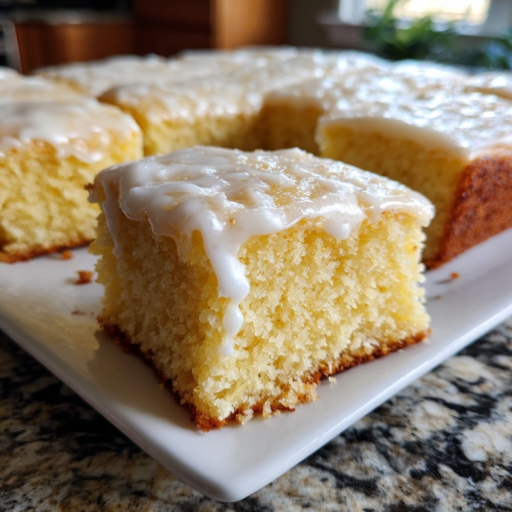 Simple Vanilla Sheet Cake