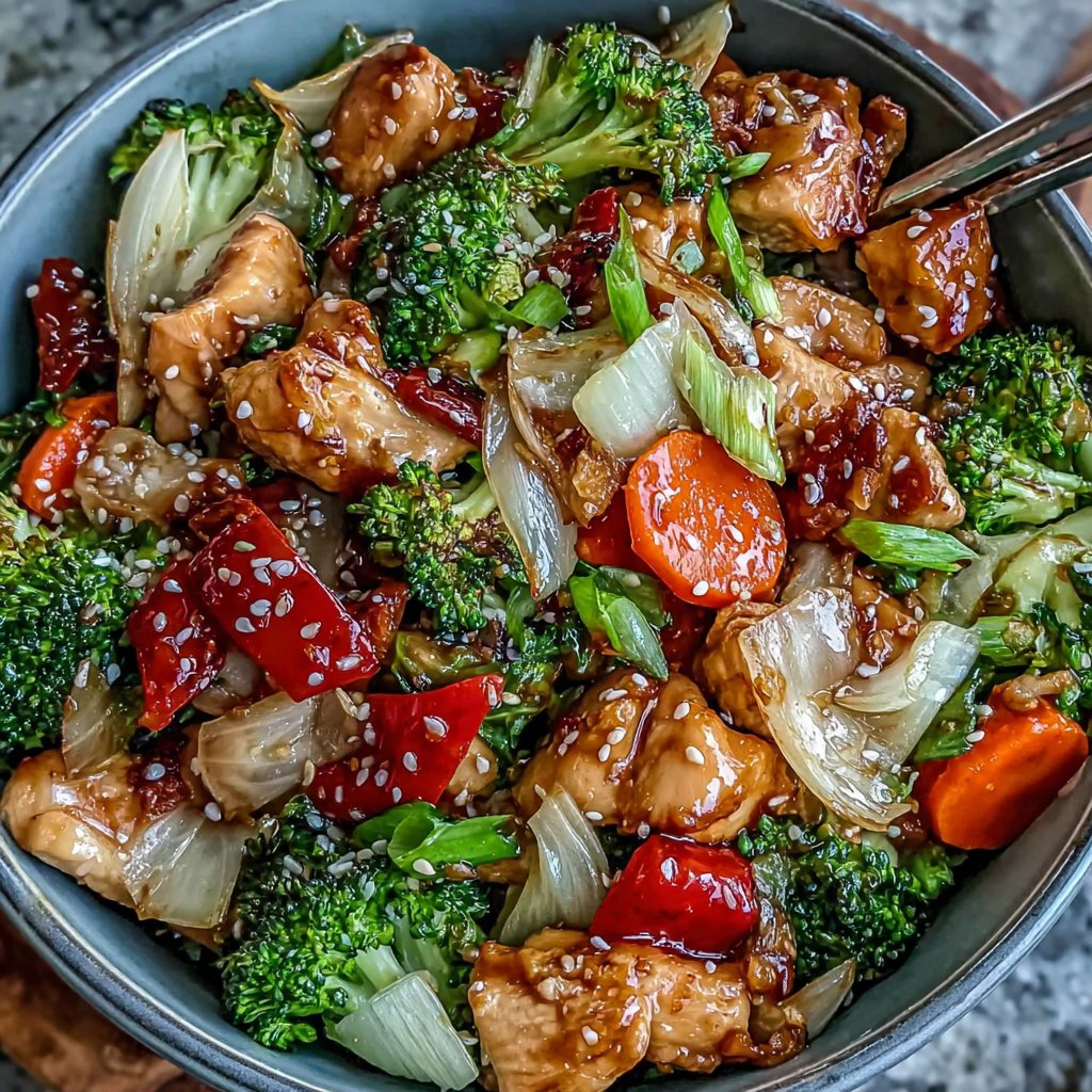 High Protein Chicken Stir Fry