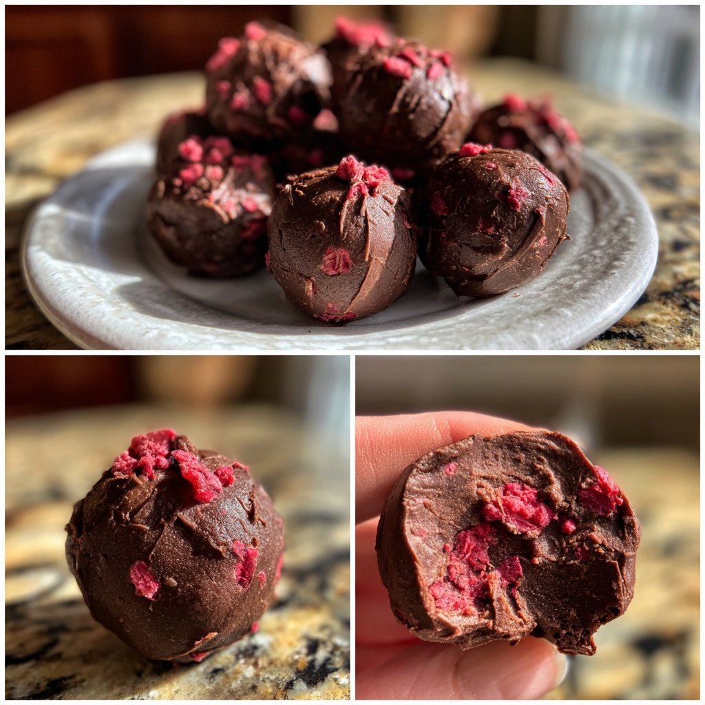 Chocolate Raspberry Truffles