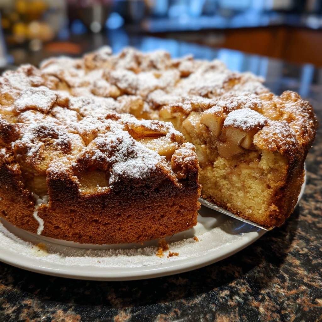 Soft Baked Cinnamon Apple Cake