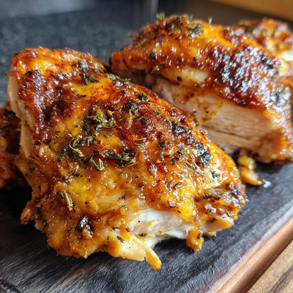 Comfort Food Baked Chicken Thighs