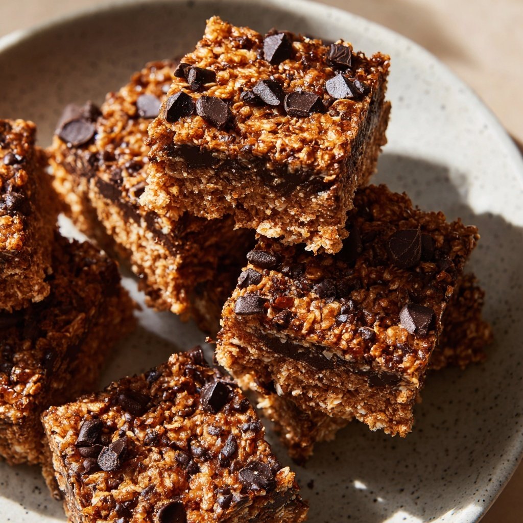 Chocolate Coconut Date Energy Squares