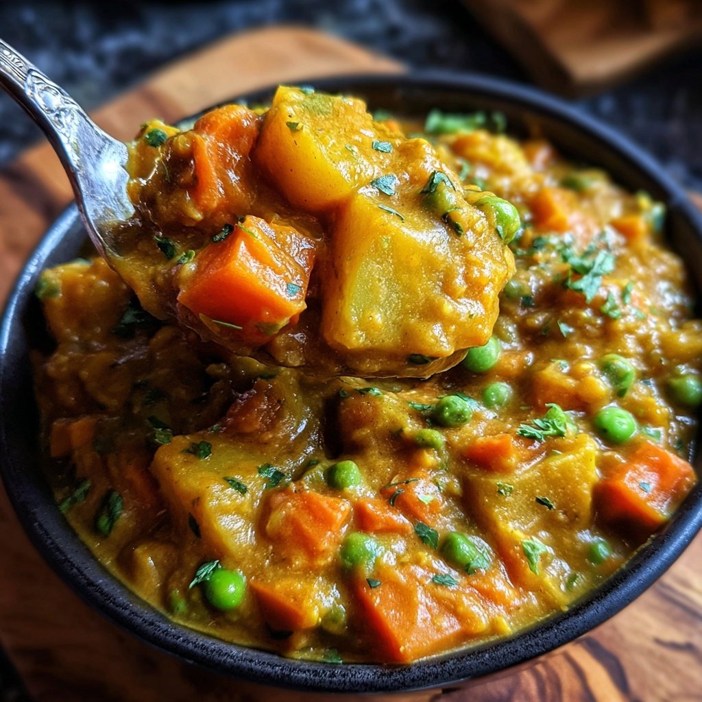Healthy Crockpot Vegetable Korma