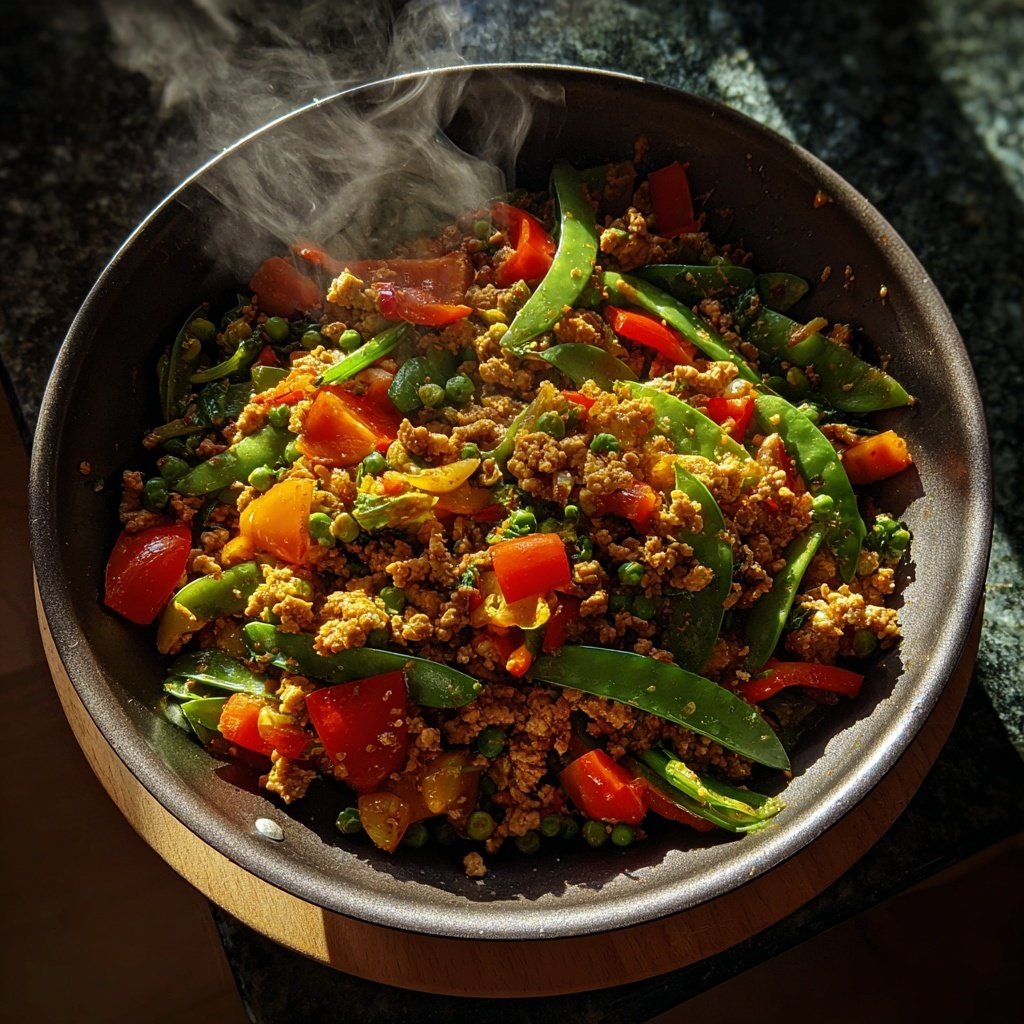 Ground Turkey And Vegetable Stir Fry