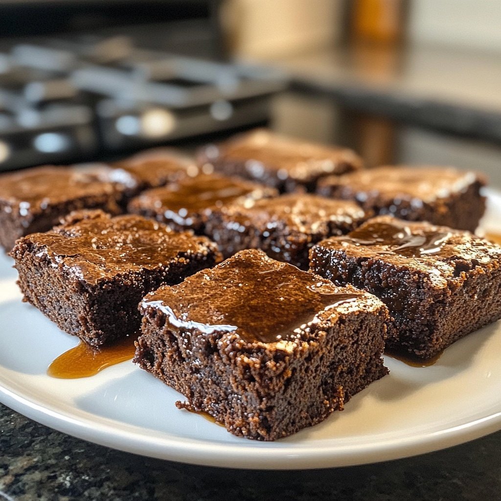 Cottage Cheese Brownies with Maple Syrup